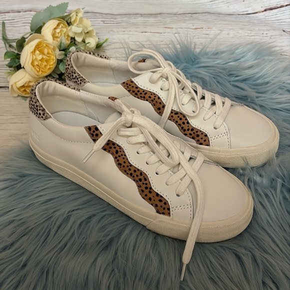 Madewell Sidewalk Low-Top Sneakers in Leather and Calf Hair: Wave Edition - Picture 2 of 9
